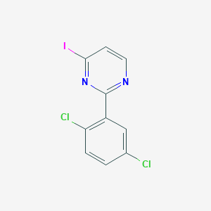 molecular formula C10H5Cl2IN2 B14042665 2-(2,5-Dichlorophenyl)-4-iodopyrimidine 