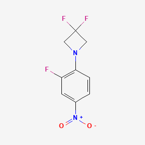 B1404267 3,3-Difluoro-1-(2-fluoro-4-nitrophenyl)azetidine CAS No. 919300-11-1
