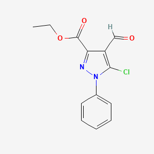 ethyl 5-chloro-4-formyl-1-phenyl-1H-pyrazole-3-carboxylate