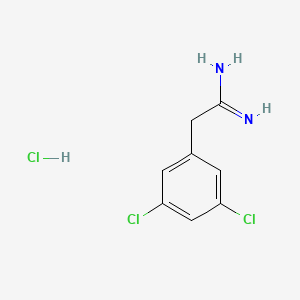 2-(3,5-Dichlorophenyl)acetimidamide hydrochloride