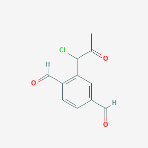 1-Chloro-1-(2,5-diformylphenyl)propan-2-one