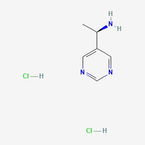 (R)-1-(Pyrimidin-5-YL)ethan-1-amine dihydrochloride