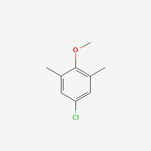 molecular formula C9H11ClO B14042731 5-Chloro-2-methoxy-1,3-dimethylbenzene CAS No. 14804-27-4