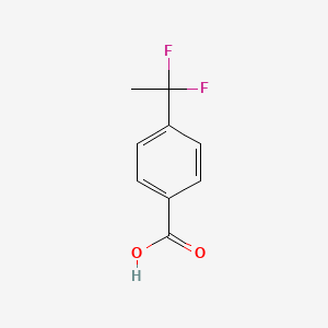 B1404274 4-(1,1-Difluoroethyl)benzoic acid CAS No. 55805-14-6