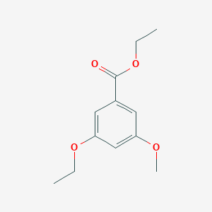 molecular formula C12H16O4 B14042761 Ethyl 3-ethoxy-5-methoxybenzoate 