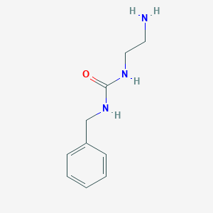 molecular formula C10H15N3O B14042794 1-(2-Aminoethyl)-3-benzylurea 