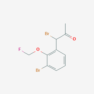 1-Bromo-1-(3-bromo-2-(fluoromethoxy)phenyl)propan-2-one