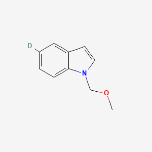 molecular formula C10H11NO B14042817 5-Deuterio-1-(methoxymethyl)indole 