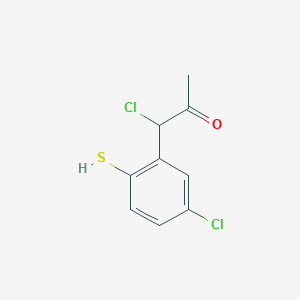 1-Chloro-1-(5-chloro-2-mercaptophenyl)propan-2-one