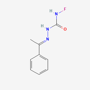 molecular formula C9H10FN3O B14042842 4-Fluoroacetophenone semicarbazone 