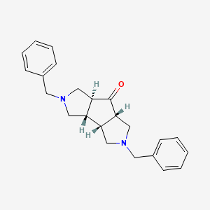 (1S,2R,6S,8S)-4,10-dibenzyl-4,10-diazatricyclo[6.3.0.02,6]undecan-7-one