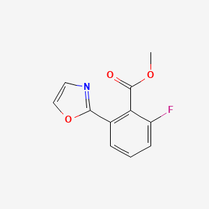 Methyl 2-fluoro-6-(oxazol-2-yl)benzoate