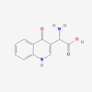 2-Amino-2-(4-hydroxyquinolin-3-yl)acetic acid