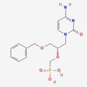 (S)-(((1-(4-Amino-2-oxopyrimidin-1(2H)-yl)-3-(benzyloxy)propan-2-yl)oxy)methyl)phosphonic acid