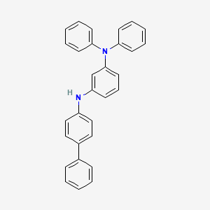 molecular formula C30H24N2 B14042915 N3-[1,1'-Biphenyl]-4-yl-N1,N1-diphenyl-1,3-benzenediamine 