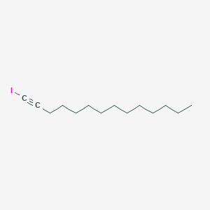 molecular formula C14H25I B14042923 Iodotetradec-1-yne 