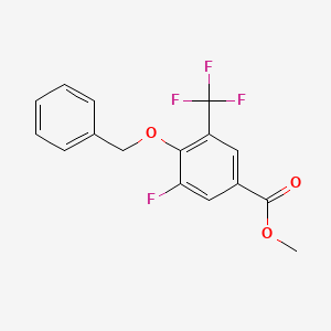 Methyl 4-(benzyloxy)-3-fluoro-5-(trifluoromethyl)benzoate