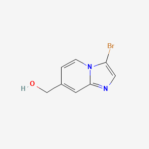 molecular formula C8H7BrN2O B14042964 (3-Bromoimidazo[1,2-a]pyridin-7-yl)methanol 