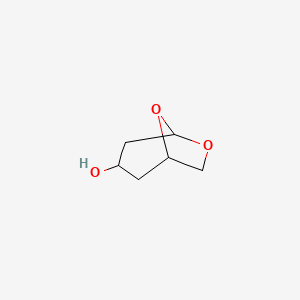 molecular formula C6H10O3 B14043062 6,8-Dioxabicyclo[3.2.1]octan-3-ol 