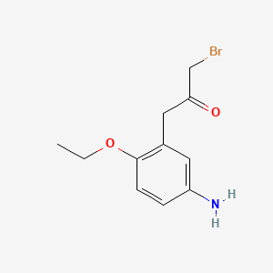 1-(5-Amino-2-ethoxyphenyl)-3-bromopropan-2-one