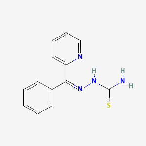 molecular formula C13H12N4S B14043124 [(Z)-[phenyl(pyridin-2-yl)methylidene]amino]thiourea 