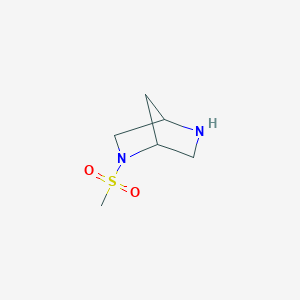 B1404314 2-(Methylsulfonyl)-2,5-diazabicyclo[2.2.1]heptane CAS No. 944068-43-3