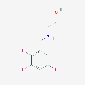 molecular formula C9H10F3NO B1404315 2-[[(2,3,5-三氟苯基)甲基]氨基]乙醇 CAS No. 1076206-19-3