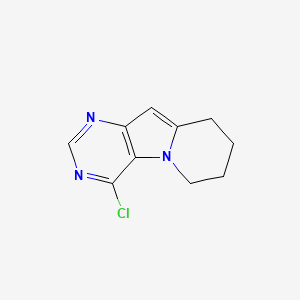 4-Chloro-6,7,8,9-tetrahydropyrimido[4,5-b]indolizine