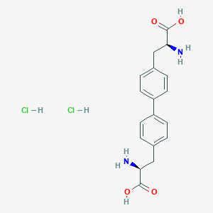 (2S,2'S)-3,3'-([1,1'-Biphenyl]-4,4'-diyl)bis(2-aminopropanoic acid) 2hcl