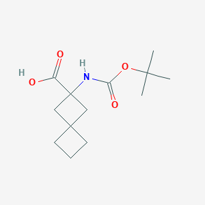 B1404323 2-((Tert-butoxycarbonyl)amino)spiro[3.3]heptane-2-carboxylic acid CAS No. 1823863-92-8
