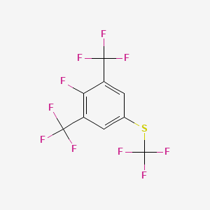 1,3-Bis(trifluoromethyl)-2-fluoro-5-(trifluoromethylthio)benzene