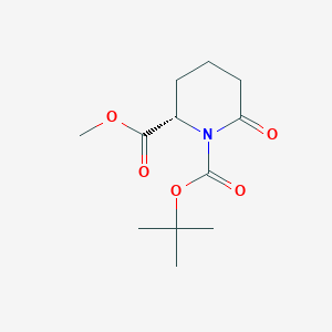 (S)-1-tert-butyl 2-methyl 6-oxopiperidine-1,2-dicarboxylate