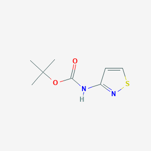 molecular formula C8H12N2O2S B1404329 叔丁基异噻唑-3-基氨基甲酸酯 CAS No. 72592-18-8