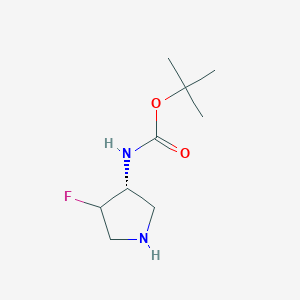 tert-butyl ((3R)-4-fluoropyrrolidin-3-yl)carbamate