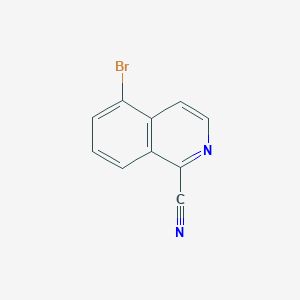 B1404331 5-Bromoisoquinoline-1-carbonitrile CAS No. 956003-76-2