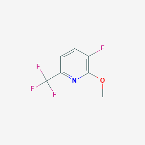 B1404337 3-Fluoro-2-methoxy-6-(trifluoromethyl)pyridine CAS No. 1214323-09-7