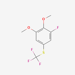 1,2-Dimethoxy-3-fluoro-5-(trifluoromethylthio)benzene