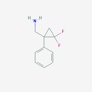 (2,2-Difluoro-1-phenylcyclopropyl)methanamine