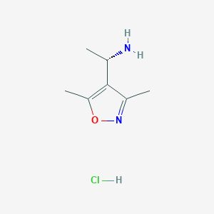 (S)-1-(3,5-Dimethylisoxazol-4-YL)ethan-1-amine hcl