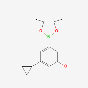 (3-Cyclopropyl-5-methoxyphenyl)boronic acid pinacol ester