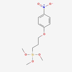B1404348 Trimethoxy(3-(4-nitrophenoxy)propyl)silane CAS No. 55339-45-2
