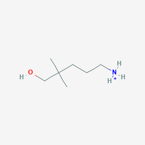 (5-Hydroxy-4,4-dimethylpentyl)ammonium