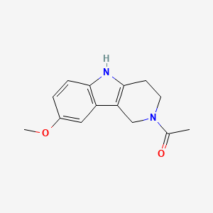 molecular formula C14H16N2O2 B14043524 2-Acetyl-8-methoxy-2,3,4,5-tetrahydro-1H-pyrido[4,3-B]indole 