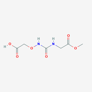 3,6-Dioxo-2,8-dioxa-5,7-diazadecan-10-oic acid