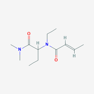 molecular formula C12H22N2O2 B140436 克罗替酰胺 CAS No. 6168-76-9
