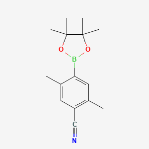 2,5-Dimethyl-4-(4,4,5,5-tetramethyl-1,3,2-dioxaborolan-2-yl)benzonitrile