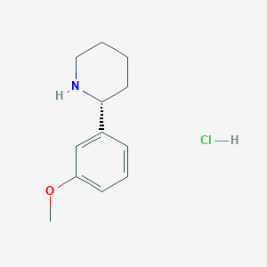 (R)-2-(3-methoxyphenyl)piperidine hydrochloride