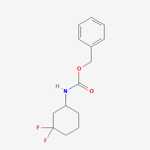 B1404375 Benzyl (3,3-difluorocyclohexyl)carbamate CAS No. 921602-76-8