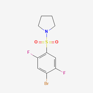 B1404378 1-(4-Bromo-2,5-difluorophenylsulfonyl)pyrrolidine CAS No. 486422-45-1