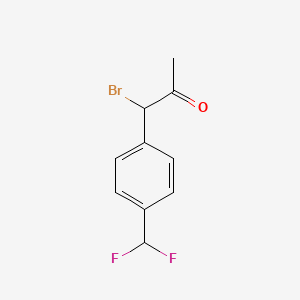 1-Bromo-1-(4-(difluoromethyl)phenyl)propan-2-one